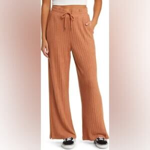 Rip Curl Light Brown Cosy II Straight Leg Pants Womens Size Large